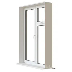 A set of plastic windows
