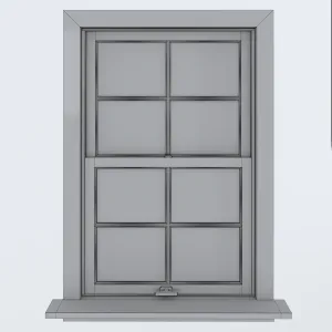 American type of plastic windows