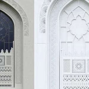 Classic arabic window