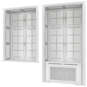 Classic windows with cremones