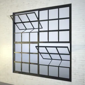 Industrial factory windows