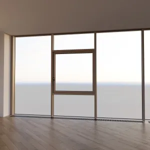 Panoramic windows stained glass window four
