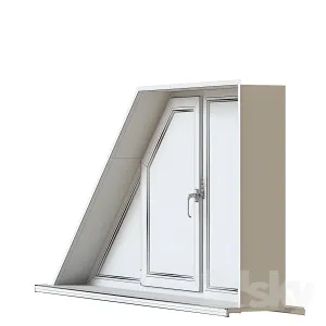 Set of trapezoidal windows