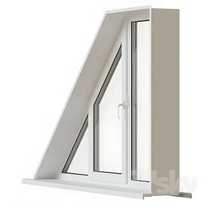 Set of trapezoidal windows