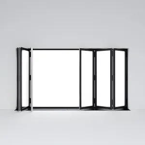 Sliding aluminum window accordion