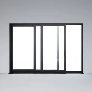 Sliding aluminum window door