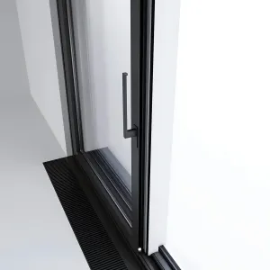 Sliding aluminum window door