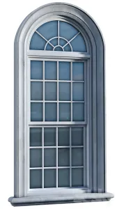 Windows doors in the british classical style
