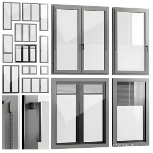 Windows with built in finstral blinds