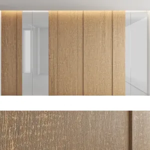 Decorativ wall panel set