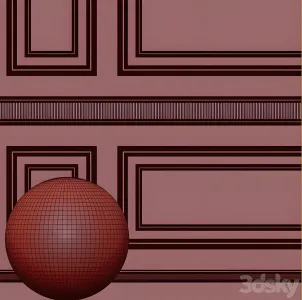 Decorative plaster with molding 3