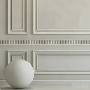 Decorative plaster with molding 3