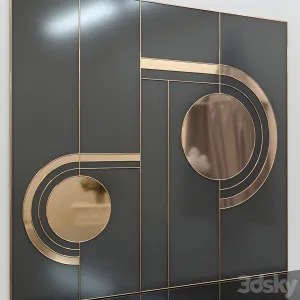 Decorative wall panel set