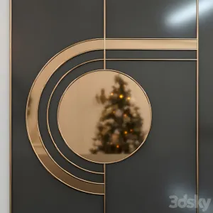 Decorative wall panel set