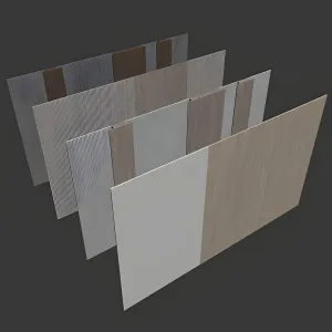 Decorative wall panel set 8