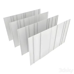 Decorative wall panel wet