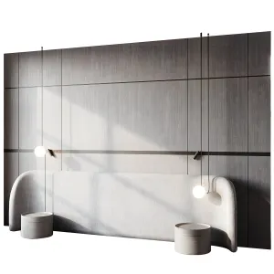 Headboard wall panel