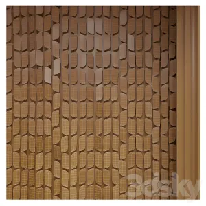 Panel behind the headboard