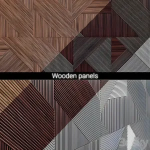 Panels emmemobili stripes boiserie