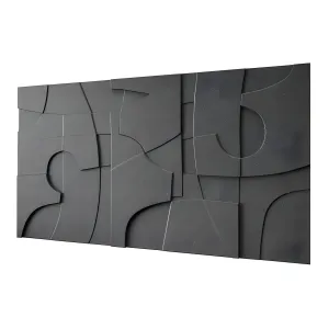 Panels on the wall