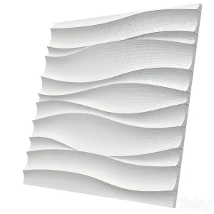 Plaster panel wave atlantic