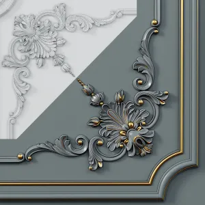 Wall molding Boiserie classic panels