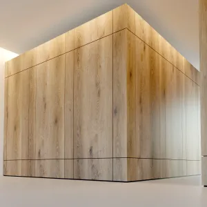 Wall panel made of wood