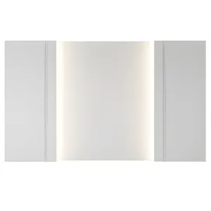 Wall panel with a black rock
