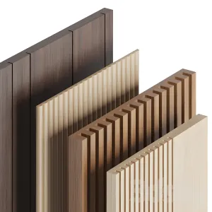 Wood panels set