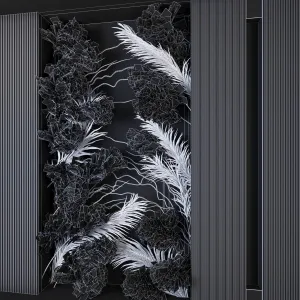 Decorative wall organic