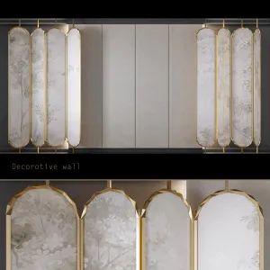 Decorative wall shirma
