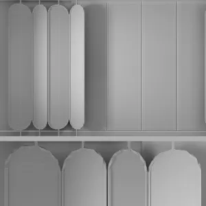 Decorative wall shirma