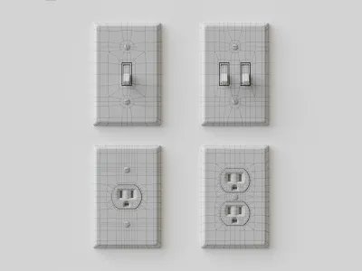 Electrical switch outlet