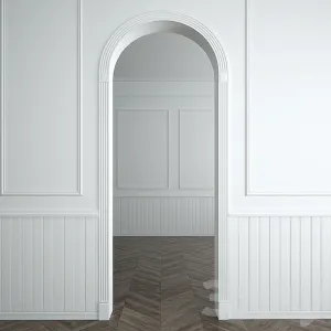 Ultrawood stucco decoration of the walls openings