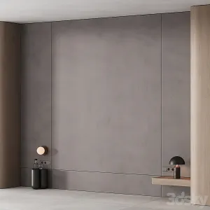 Wall composition bedroom headboard kit