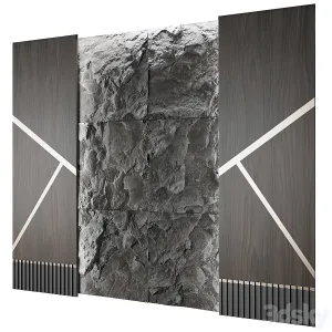 Wall rock panel n