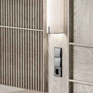 Wood panel headboard