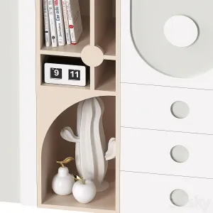 Cabinets with shelves