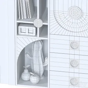 Cabinets with shelves