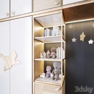 Wardrobe for kids room