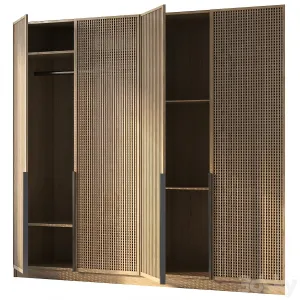 Wooden wardrobe n