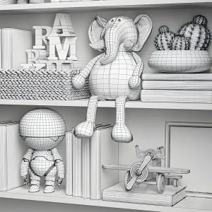 Children decor set for boy