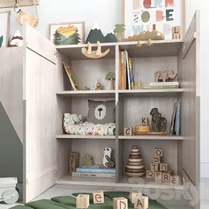 Decor set for childrens rooms