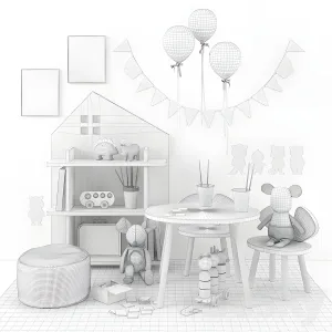 Children play area
