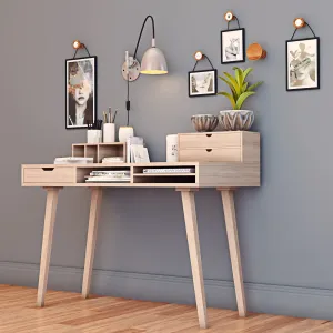 Desktop with decor