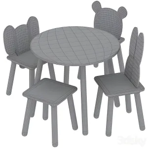 Table animal kids chair by jabadabado