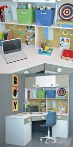 Writing desk decor for a nursery 2