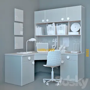 Writing desk decor for a nursery 2