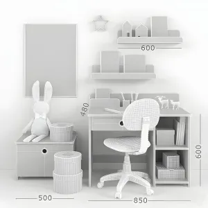 Writing table decor for a nursery 2