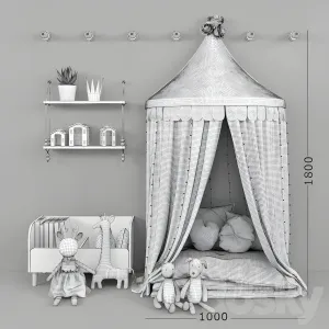 Tent decor for children